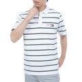 トミー ヒルフィガー ゴルフ TOMMY HILFIGER GOLF メンズ メッシュボーダー 半袖ポロシャツ THMA621 マルチ