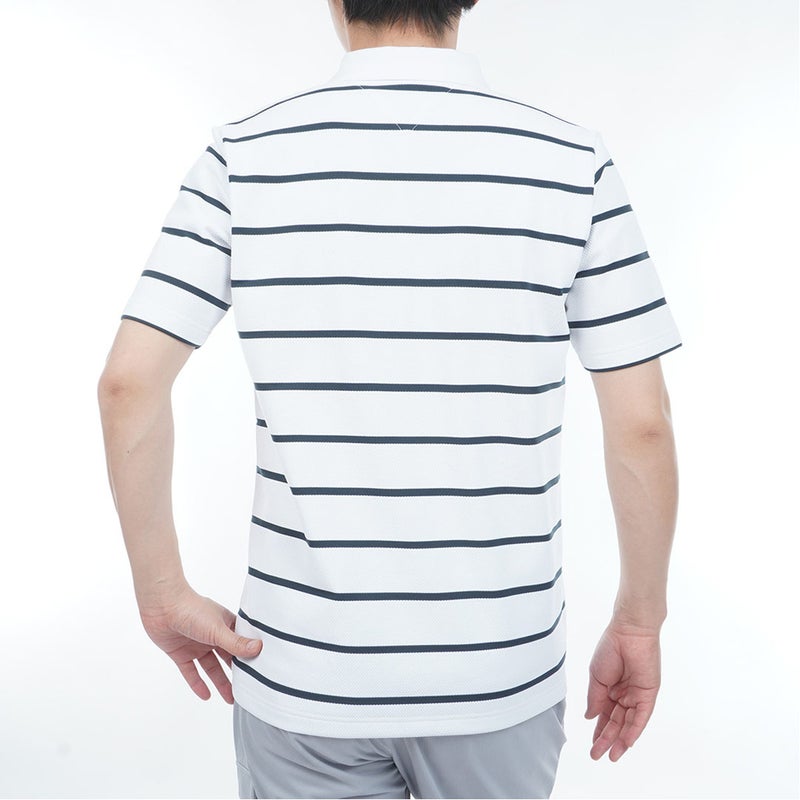 トミー ヒルフィガー ゴルフ TOMMY HILFIGER GOLF メンズ メッシュボーダー 半袖ポロシャツ THMA621 マルチ