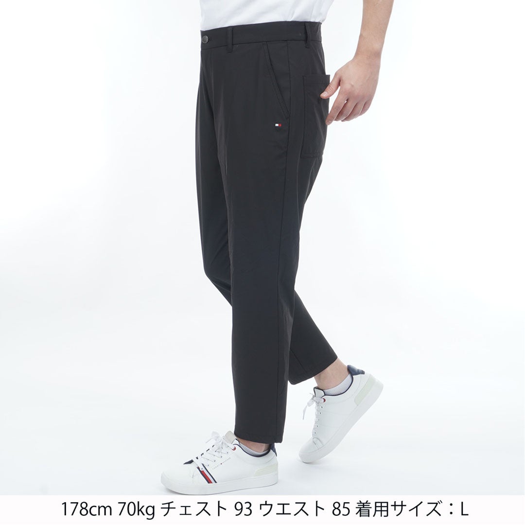 TommyHilfigerGolf トミー ヒルフィガー メンズ ゴルフウェア パンツ THMA624 ブラック 詳細1