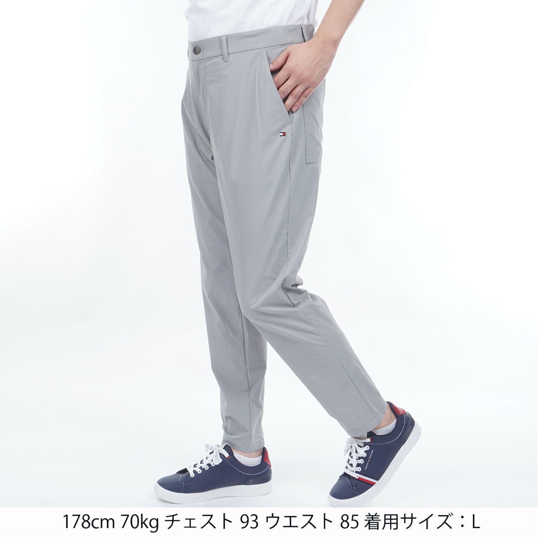 TommyHilfigerGolf トミー ヒルフィガー メンズ ゴルフウェア パンツ THMA624 ライトグレー 詳細1