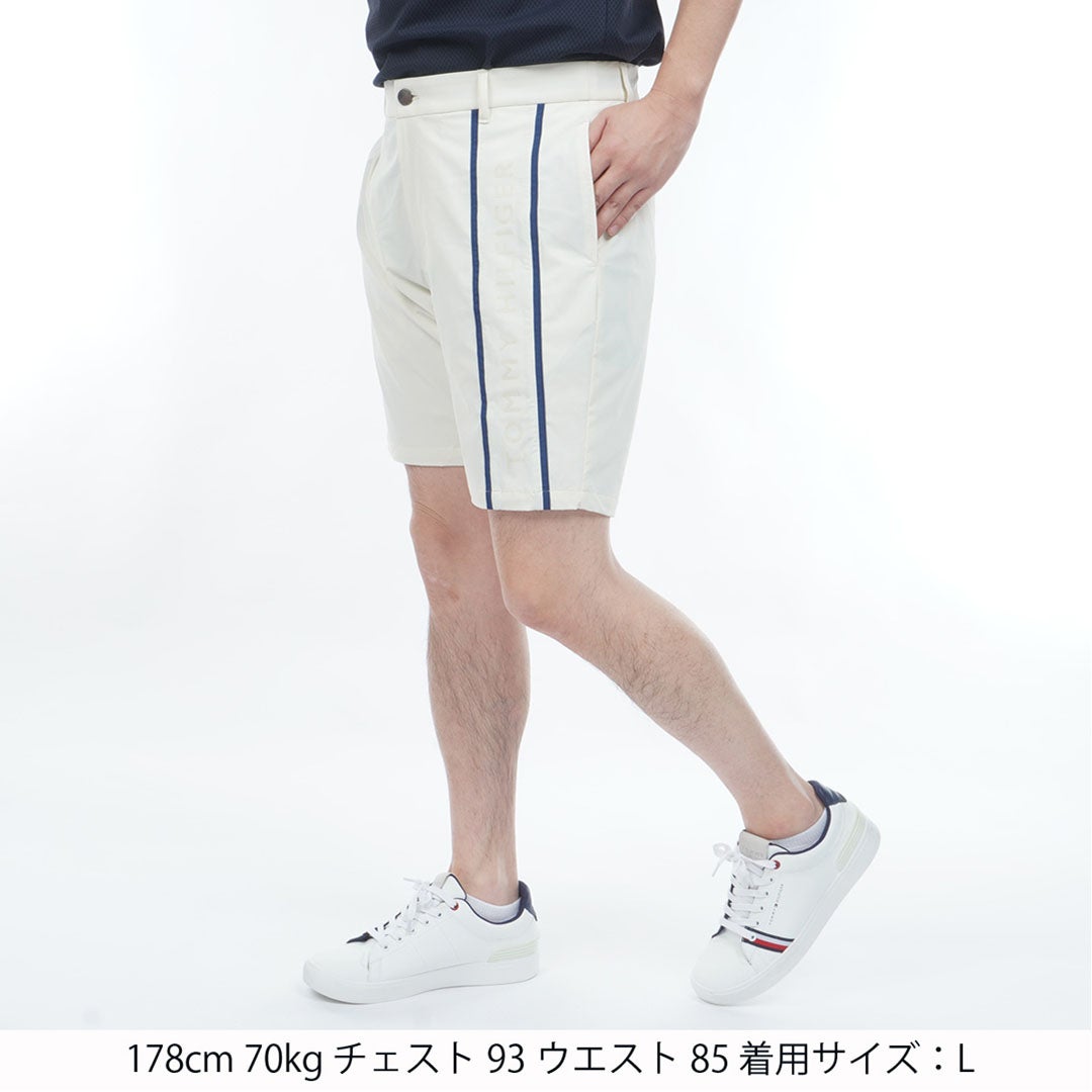 TommyHilfigerGolf トミー ヒルフィガー メンズ ゴルフウェア ショートパンツ THMA625 オフホワイト 詳細1