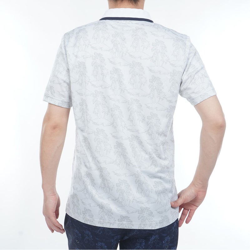 TommyHilfigerGolf トミー ヒルフィガー メンズ ゴルフウェア 半袖 ポロシャツ THMA628 ホワイト 詳細2