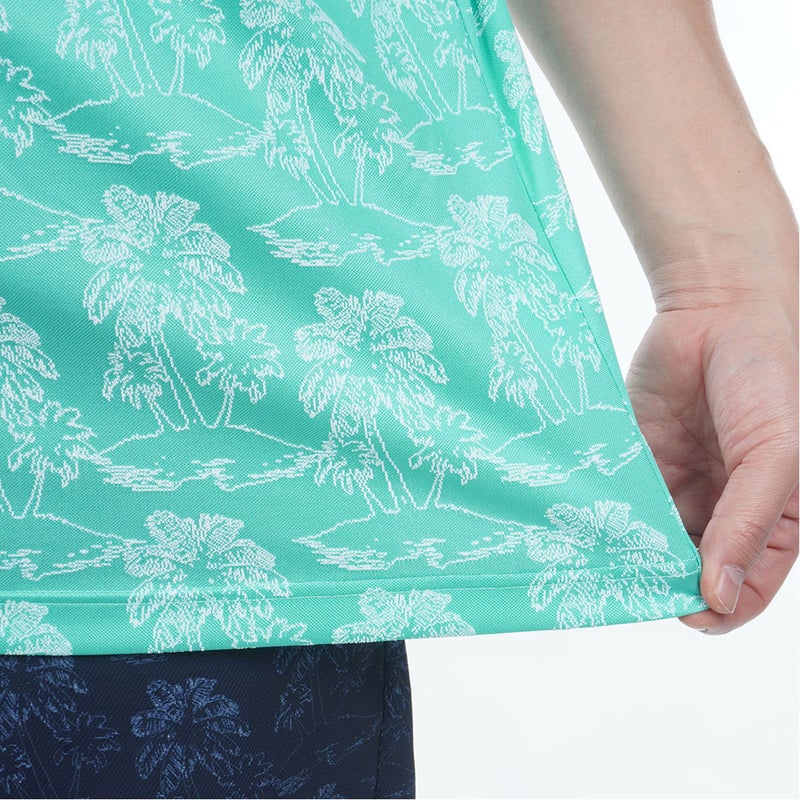 TommyHilfigerGolf トミー ヒルフィガー メンズ ゴルフウェア 半袖 ポロシャツ THMA628 ブルーグリーン 詳細5