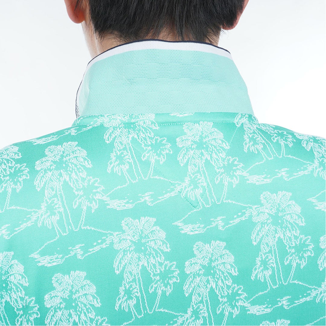 TommyHilfigerGolf トミー ヒルフィガー メンズ ゴルフウェア 半袖 ポロシャツ THMA628 ブルーグリーン 詳細7