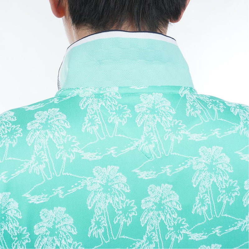 TommyHilfigerGolf トミー ヒルフィガー メンズ ゴルフウェア 半袖 ポロシャツ THMA628 ブルーグリーン 詳細7