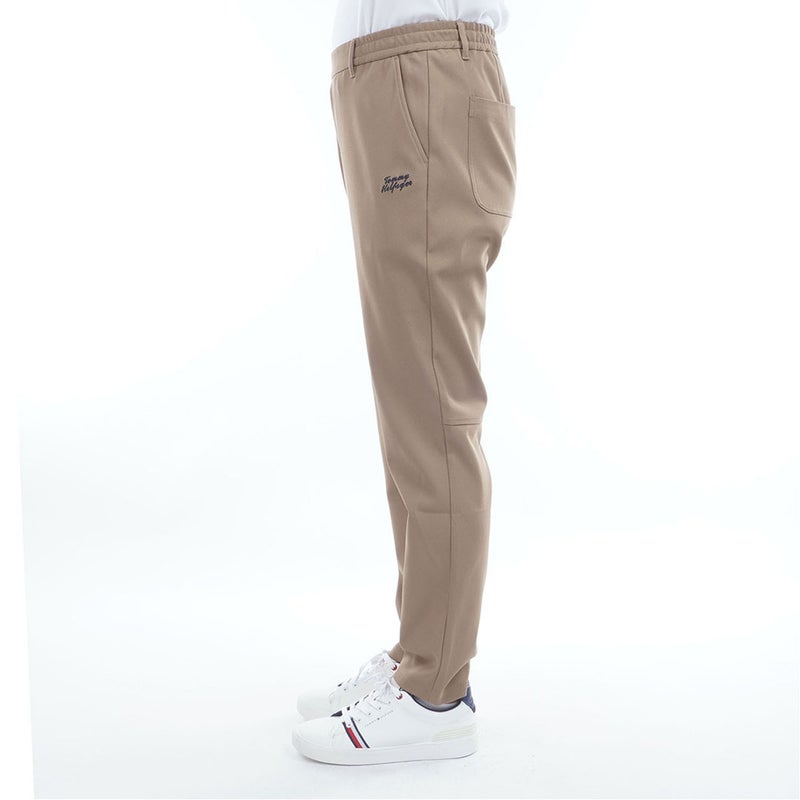 トミー ヒルフィガー ゴルフ TOMMY HILFIGER GOLF メンズ パナマメッシュ テーパードパンツ THMA629 ベージュ