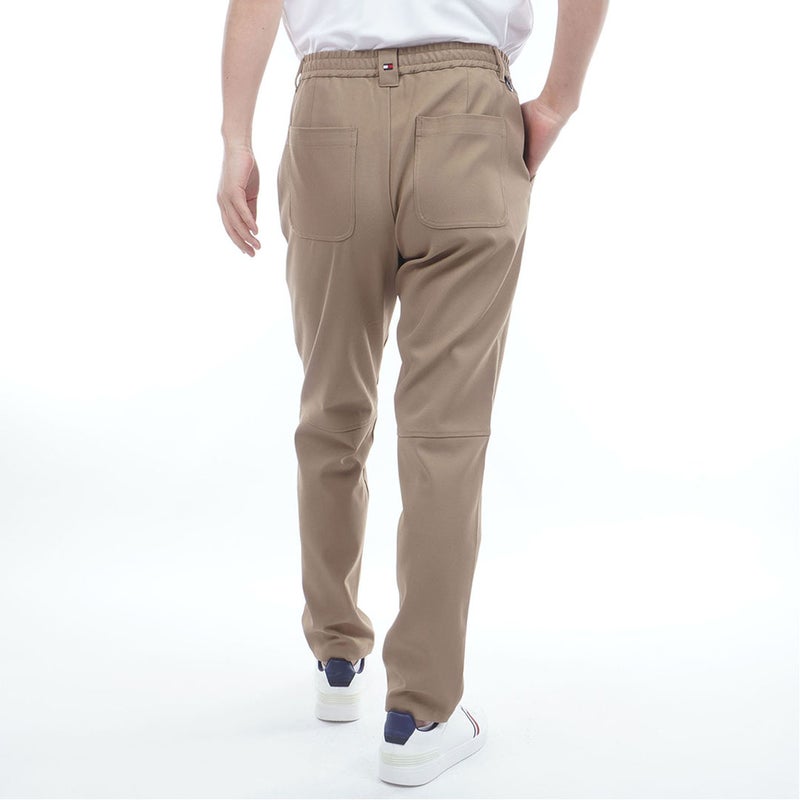 トミー ヒルフィガー ゴルフ TOMMY HILFIGER GOLF メンズ パナマメッシュ テーパードパンツ THMA629 ベージュ
