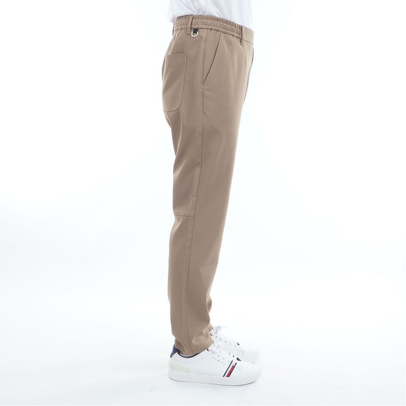 トミー ヒルフィガー ゴルフ TOMMY HILFIGER GOLF メンズ パナマメッシュ テーパードパンツ THMA629 ベージュ