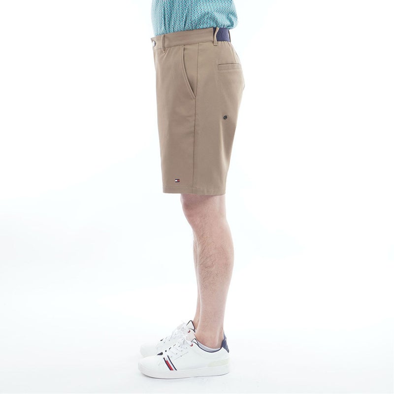 トミー ヒルフィガー ゴルフ TOMMY HILFIGER GOLF メンズ パナマメッシュ ショートパンツ THMA630 ベージュ