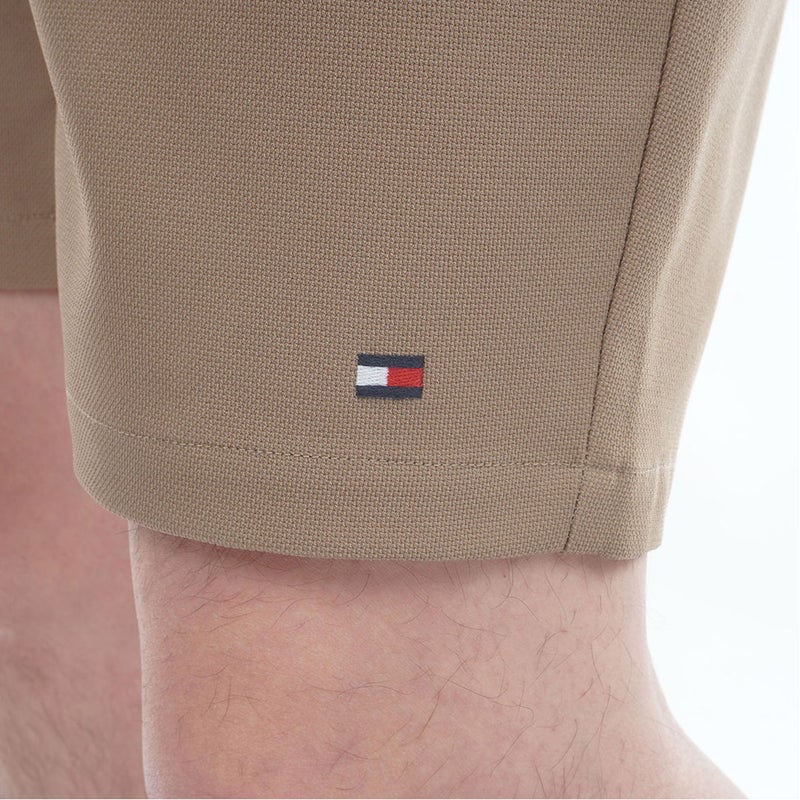 トミー ヒルフィガー ゴルフ TOMMY HILFIGER GOLF メンズ パナマメッシュ ショートパンツ THMA630 ベージュ