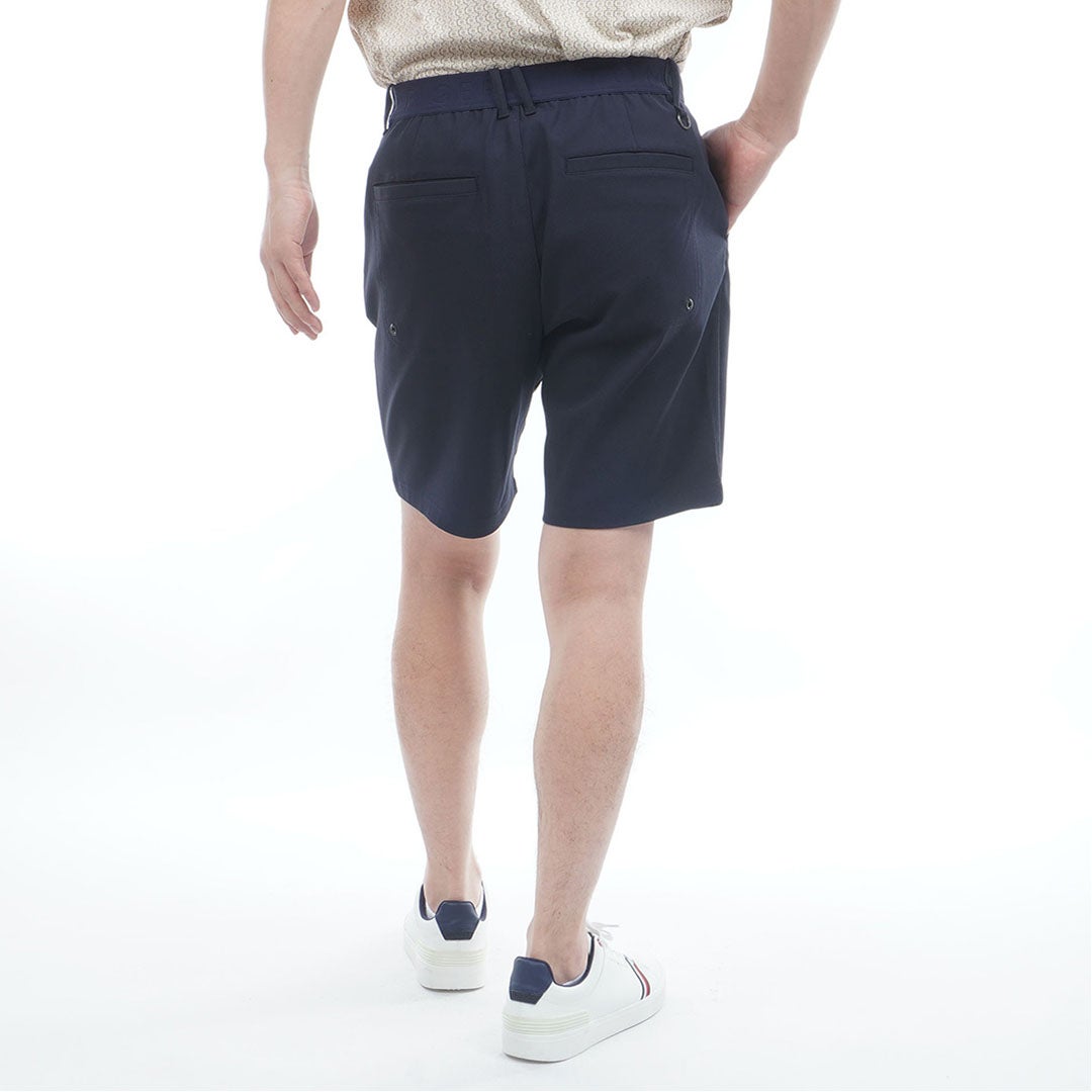 トミー ヒルフィガー ゴルフ TOMMY HILFIGER GOLF メンズ パナマメッシュ ショートパンツ THMA630 ネイビー