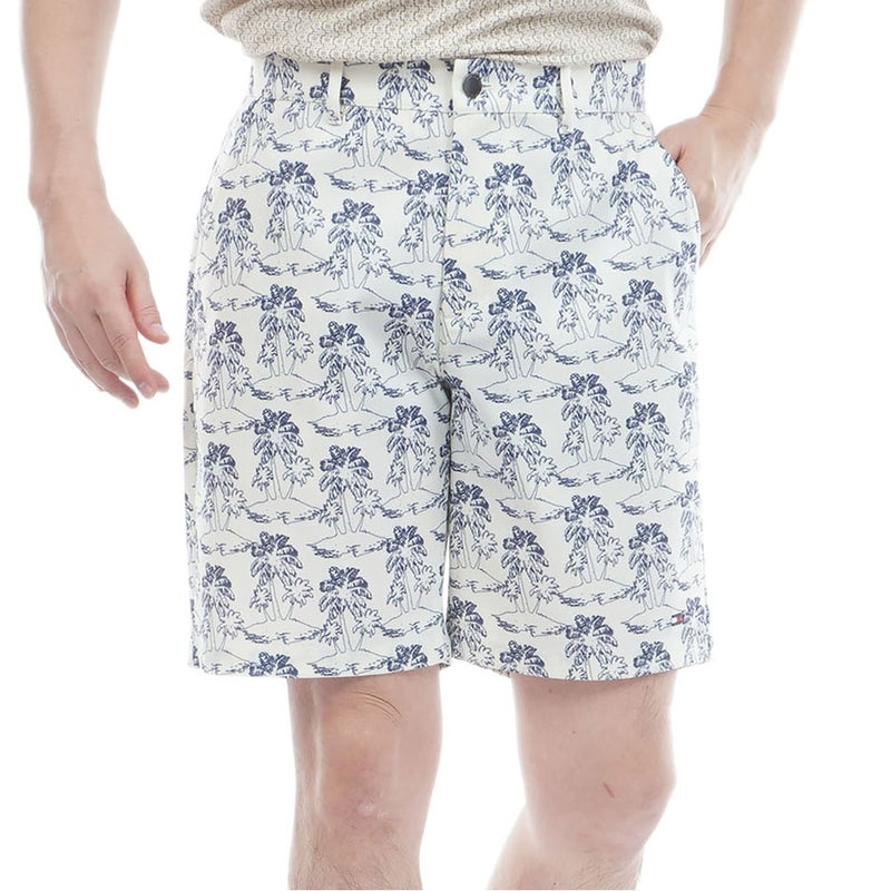 トミー ヒルフィガー ゴルフ TOMMY HILFIGER GOLF メンズ パナマメッシュ ショートパンツ THMA630 マルチ