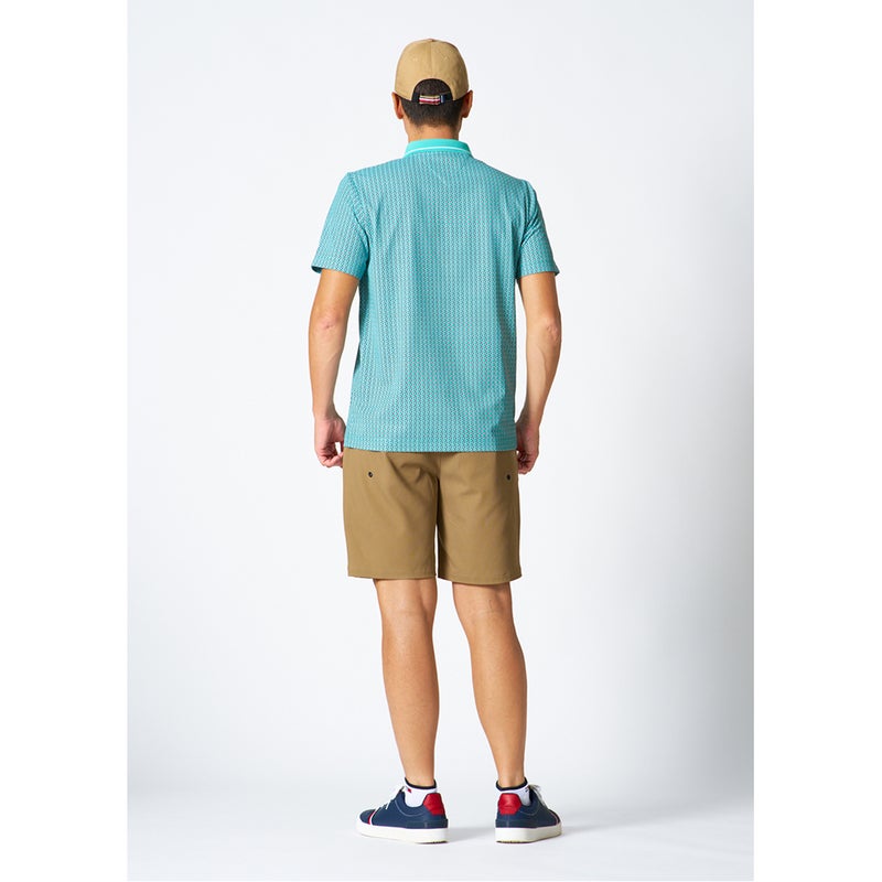 トミー ヒルフィガー ゴルフ TOMMY HILFIGER GOLF メンズ パナマメッシュ ショートパンツ THMA630 ベージュ