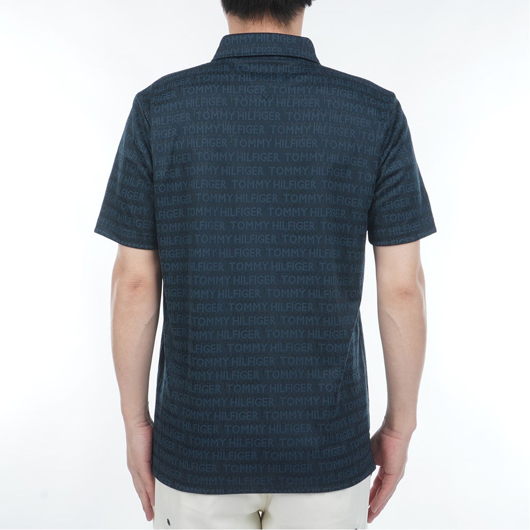TommyHilfigerGolf トミー ヒルフィガー メンズ ゴルフウェア 半袖 ポロシャツ THMA631 ネイビー 詳細3