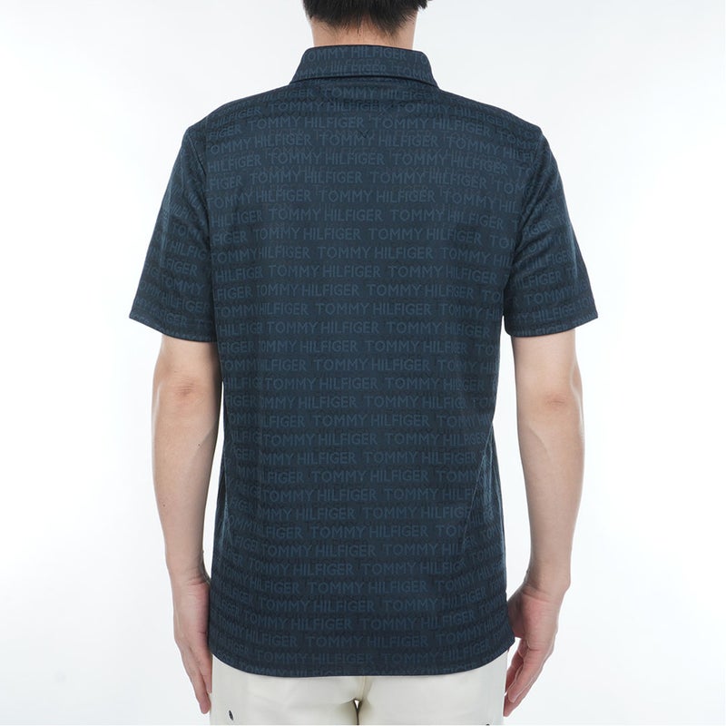 TommyHilfigerGolf トミー ヒルフィガー メンズ ゴルフウェア 半袖 ポロシャツ THMA631 ネイビー 詳細3