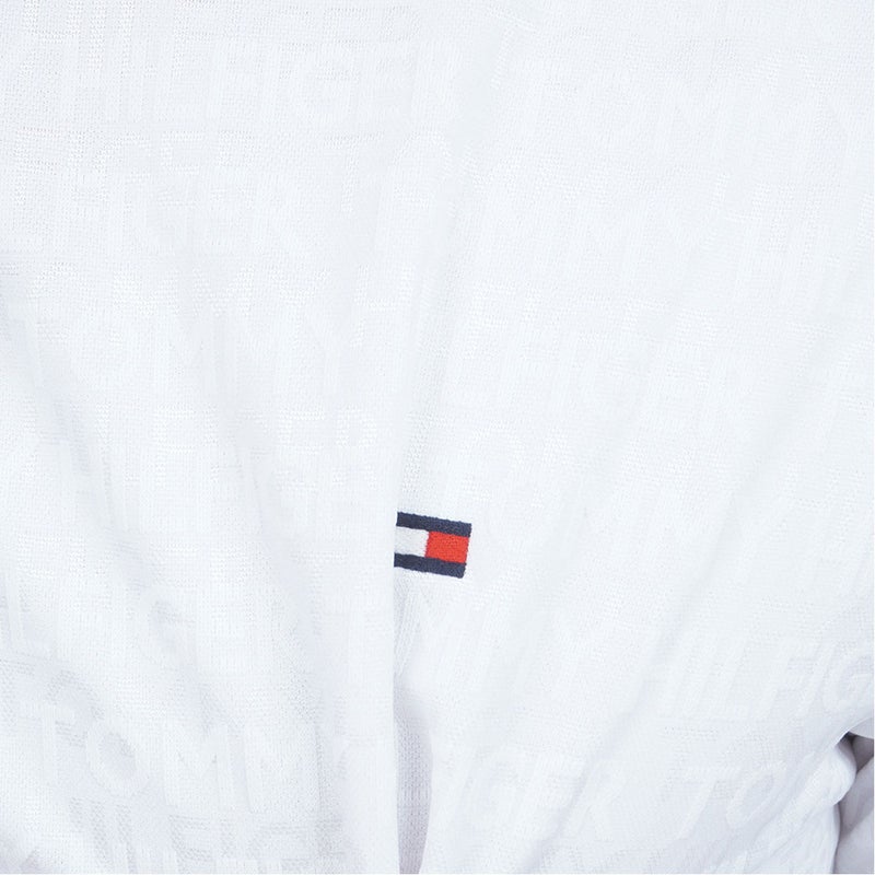 TommyHilfigerGolf トミー ヒルフィガー メンズ ゴルフウェア 半袖 モックネックシャツ THMA632 ホワイト 詳細8