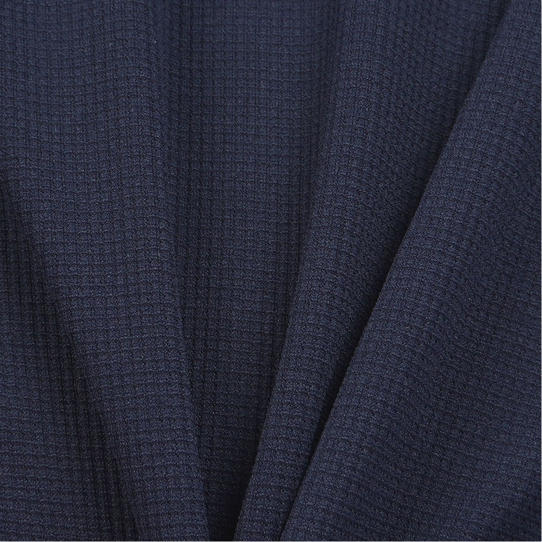 トミー ヒルフィガー ゴルフ TOMMY HILFIGER GOLF メンズ レイブロックワッフル 半袖シャツ THMA633 ネイビー