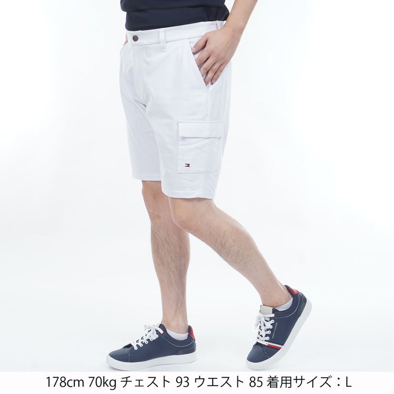 TommyHilfigerGolf トミー ヒルフィガー メンズ ゴルフウェア ショートパンツ THMA636 ホワイト 詳細1