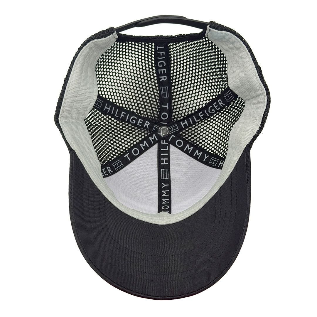 トミー ヒルフィガー ゴルフ TOMMY HILFIGER GOLF メンズ レディース ユニセックス キャップ エアメッシュ THMB6S01 ブラック