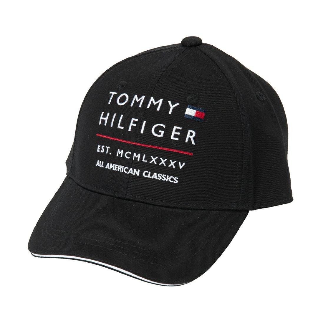 トミー ヒルフィガー ゴルフ TOMMY HILFIGER GOLF メンズ レディース ユニセックス キャップ ツイル THMB6S03 ブラック