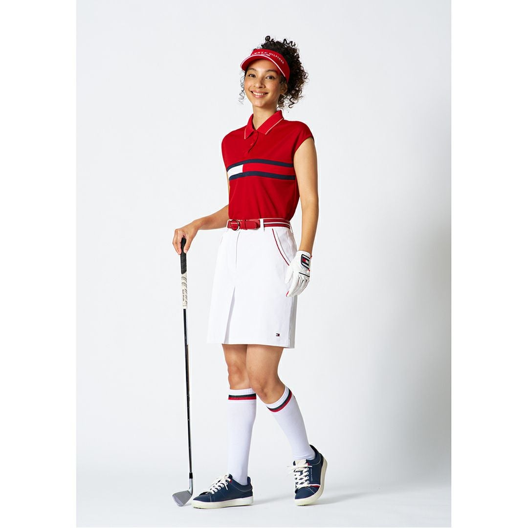 トミー ヒルフィガー ゴルフ TOMMY HILFIGER GOLF レディース ベルト THMB6SV4 レッド