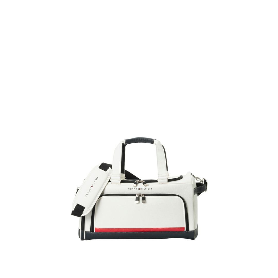 TommyHilfigerGolf トミー ヒルフィガーゴルフ ユニセックス メンズ レディース ボストンバッグ FACE THMG6SB1 ホワイト