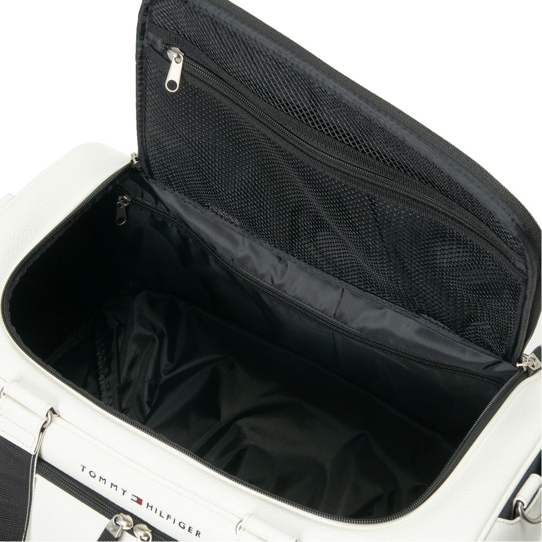 TommyHilfigerGolf トミー ヒルフィガーゴルフ ユニセックス メンズ レディース ボストンバッグ FACE THMG6SB1 ホワイト 詳細3