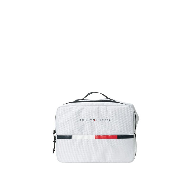 トミー ヒルフィガー ゴルフ TOMMY HILFIGER GOLF メンズ レディース ユニセックス シューズケース シグネチャー THMG6SEB ホワイト