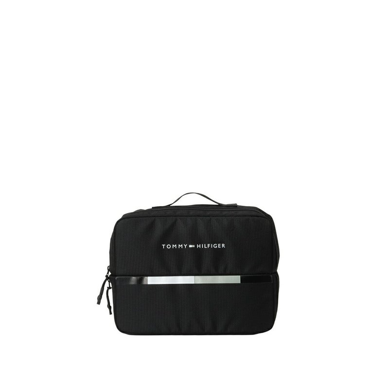 トミー ヒルフィガー ゴルフ TOMMY HILFIGER GOLF メンズ レディース ユニセックス シューズケース シグネチャー THMG6SEB ブラック