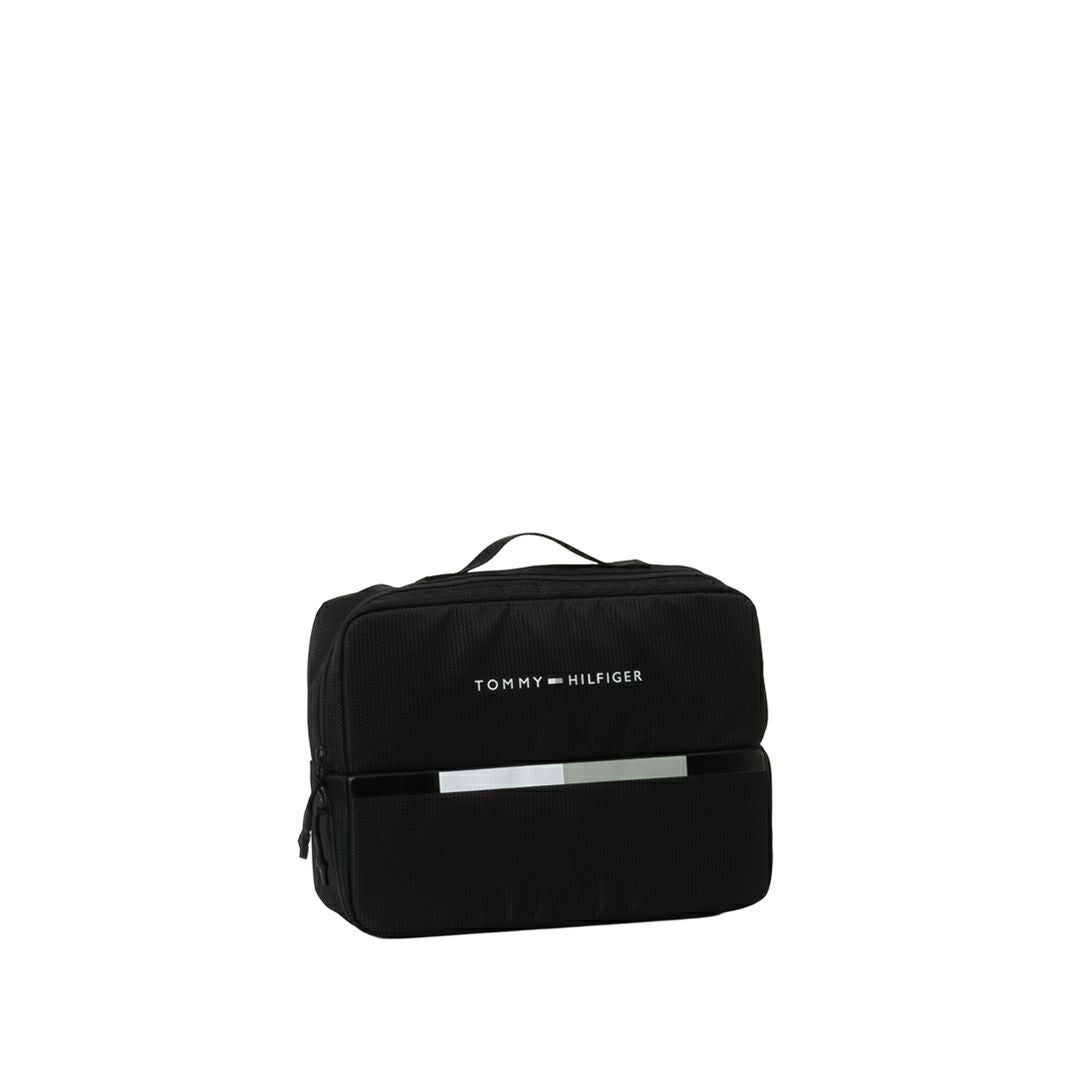 トミー ヒルフィガー ゴルフ TOMMY HILFIGER GOLF メンズ レディース ユニセックス シューズケース シグネチャー THMG6SEB ブラック