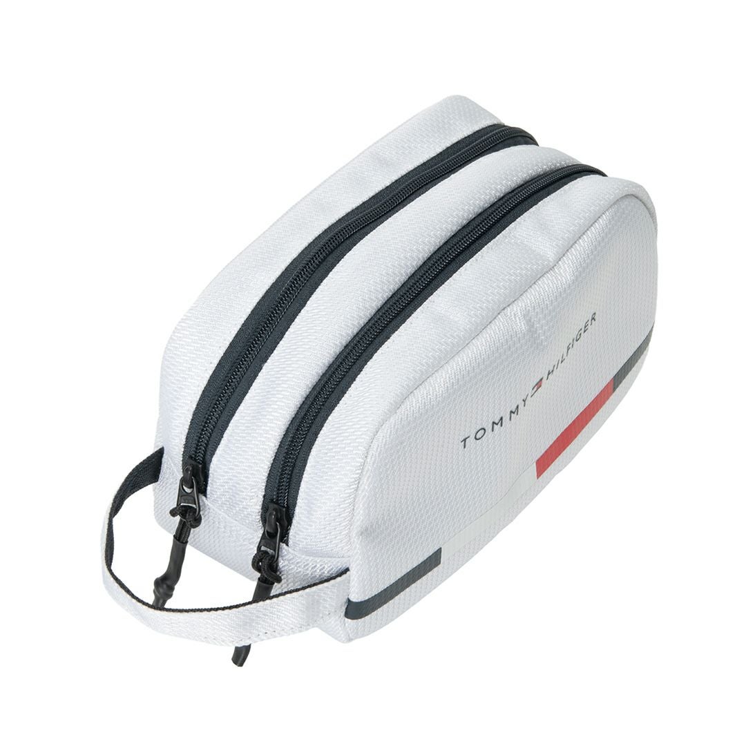 トミー ヒルフィガー ゴルフ TOMMY HILFIGER GOLF メンズ レディース ユニセックス ポーチ シグネチャー THMG6SEC ホワイト
