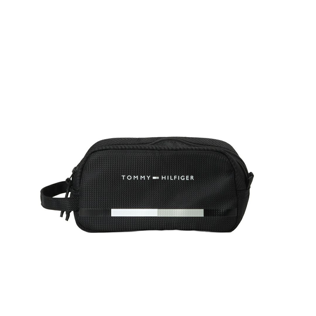 トミー ヒルフィガー ゴルフ TOMMY HILFIGER GOLF メンズ レディース ユニセックス ポーチ シグネチャー THMG6SEC ブラック