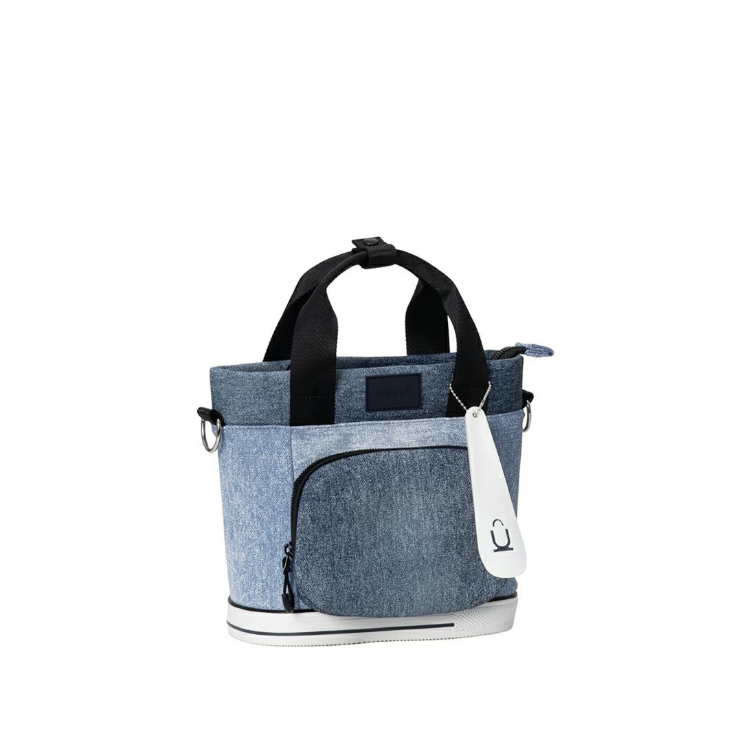 オケル OKERU メンズ レディース ユニセックス バッグ ラウンドバッグ TYPE_J デニム ブルー 詳細2