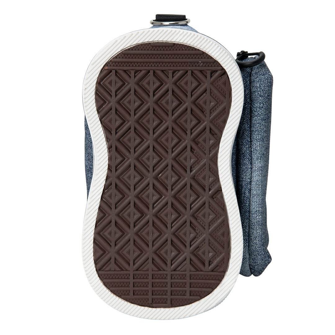 オケル OKERU メンズ レディース ユニセックス バッグ ラウンドバッグ TYPE_J デニム ブルー 詳細5