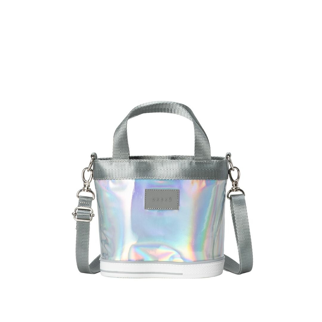 オケル OKERU メンズ レディース ユニセックス バッグ TYPE_C MINI PRISM シルバー