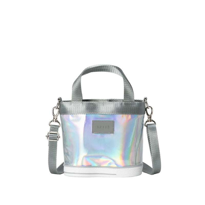 オケル OKERU メンズ レディース ユニセックス バッグ TYPE_C MINI PRISM シルバー