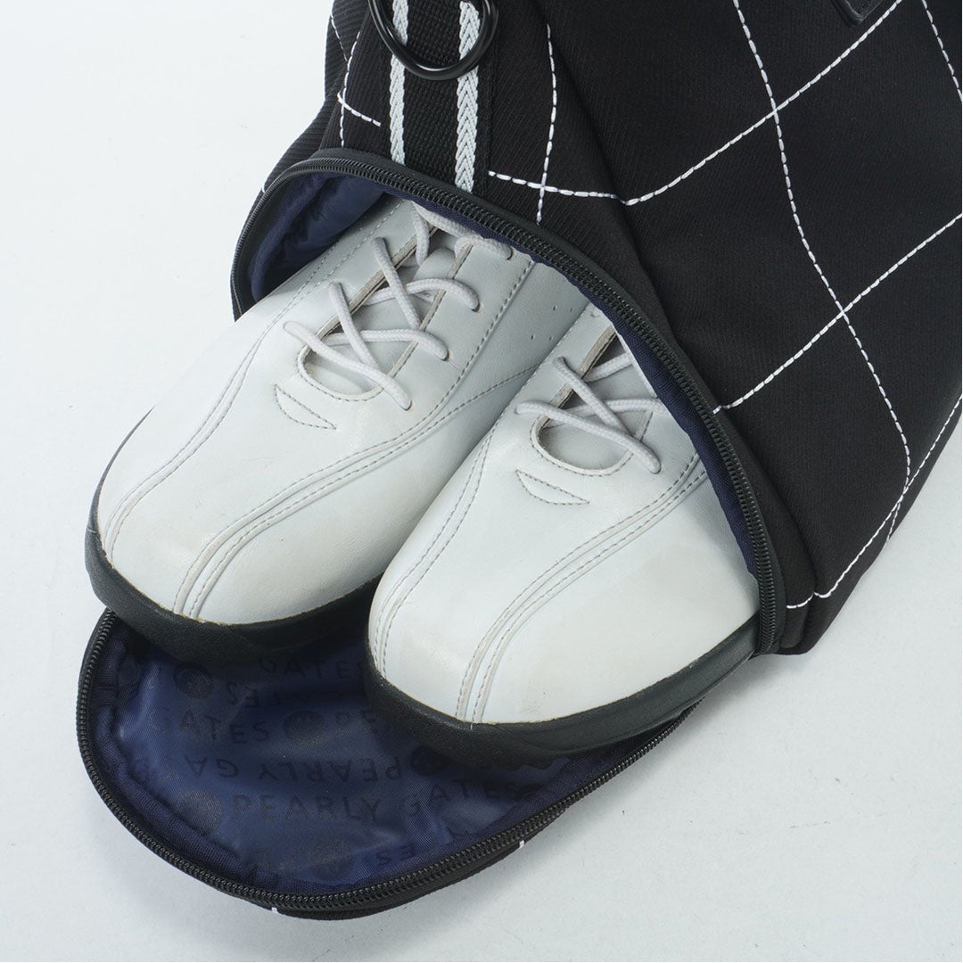 パーリーゲイツ PEARLY GATES メンズ レディース ユニセック ウィンドペン柄ロッカーバッグ (UNISEX) PAMG62FF ディープブルー 詳細6