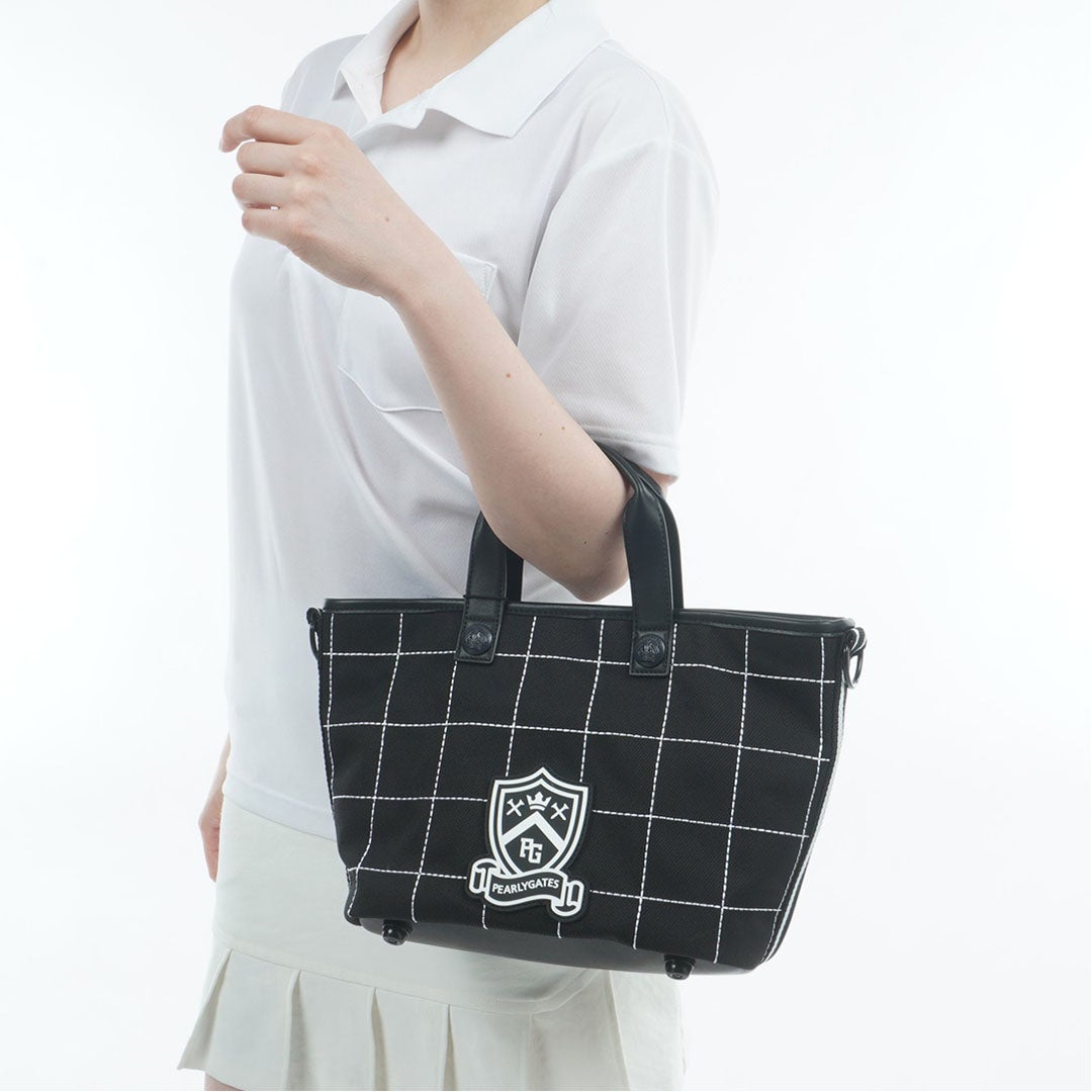 パーリーゲイツ PEARLY GATES メンズ レディース ユニセック ウィンドペン柄カートバッグ (UNISEX) PAMG62GF ディープブルー 詳細8