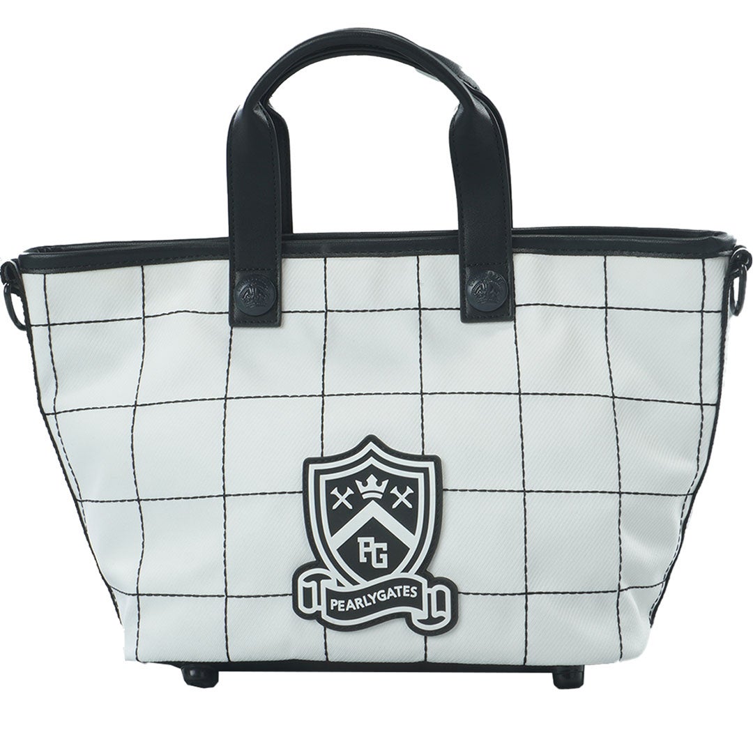 パーリーゲイツ PEARLY GATES メンズ レディース ユニセック ウィンドペン柄カートバッグ (UNISEX) PAMG62GF オフホワイト 詳細9