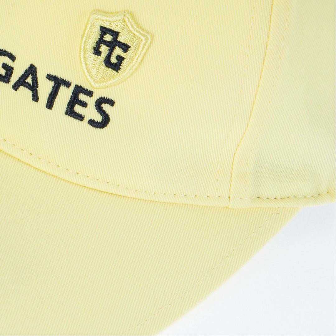パーリーゲイツ PEARLY GATES メンズ レディース ユニセックス BASICロゴ刺繍リサイクルツイルキャップ (UNISEX) PAMG65TF イエロー 詳細5