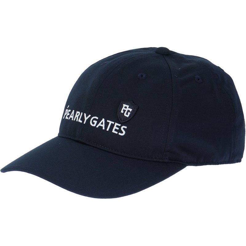 パーリーゲイツ PEARLY GATES メンズ レディース ユニセックス BASICロゴ刺繍リサイクルツイルキャップ (UNISEX) PAMG65TF ネイビー 詳細7