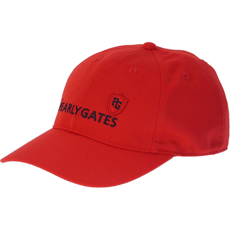 パーリーゲイツ PEARLY GATES メンズ レディース ユニセックス BASICロゴ刺繍リサイクルツイルキャップ (UNISEX) PAMG65TFレッド 詳細8
