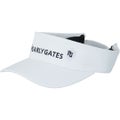 パーリーゲイツ PEARLY GATES メンズ レディース ユニセックス BASICロゴ刺繍リサイクルツイルバイザー (UNISEX) PAMG65UF ホワイト 詳細6