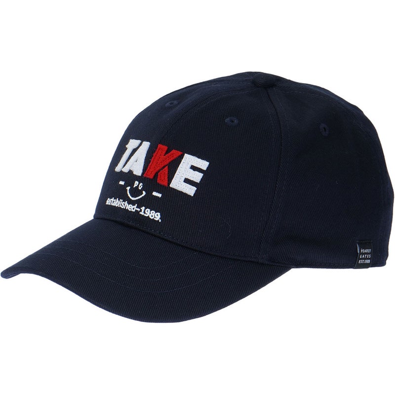 パーリーゲイツ PEARLY GATES メンズ レディース ユニセックス TAKE PGロゴキャップ (UNISEX) PAMG65VF ネイビー 詳細2