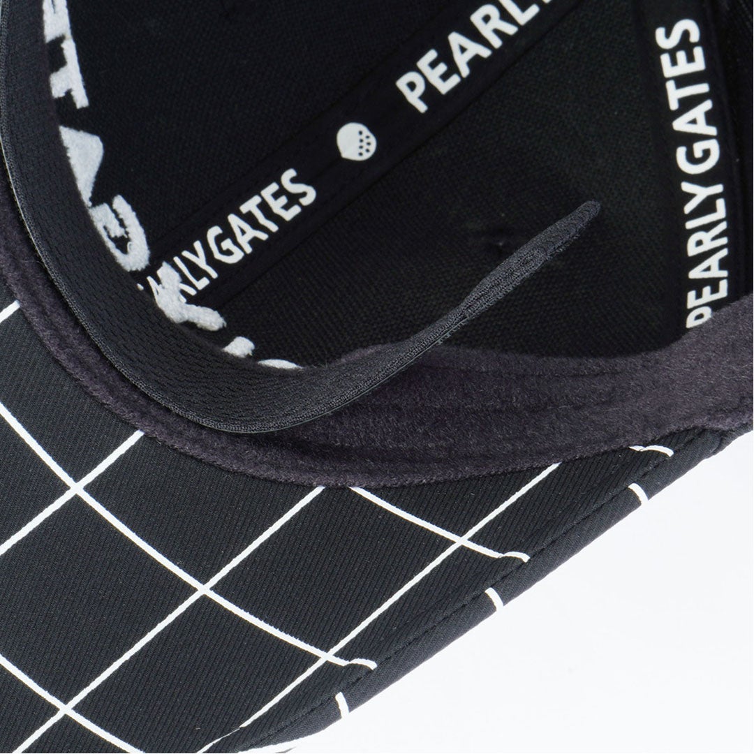ーリーゲイツ PEARLY GATES メンズ レディース ユニセックス ウィンドペン柄UVキャップ (UNISEX) PAMG65WF ディープブルー 詳細6