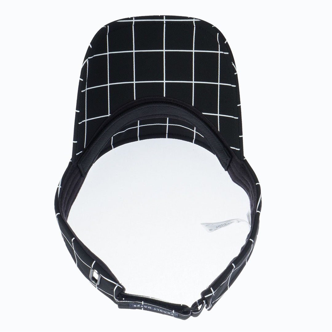 パーリーゲイツ PEARLY GATES メンズ レディース ユニセックス ウィンドペン柄UVバイザー (UNISEX) PAMG65XF ディープブルー 詳細4