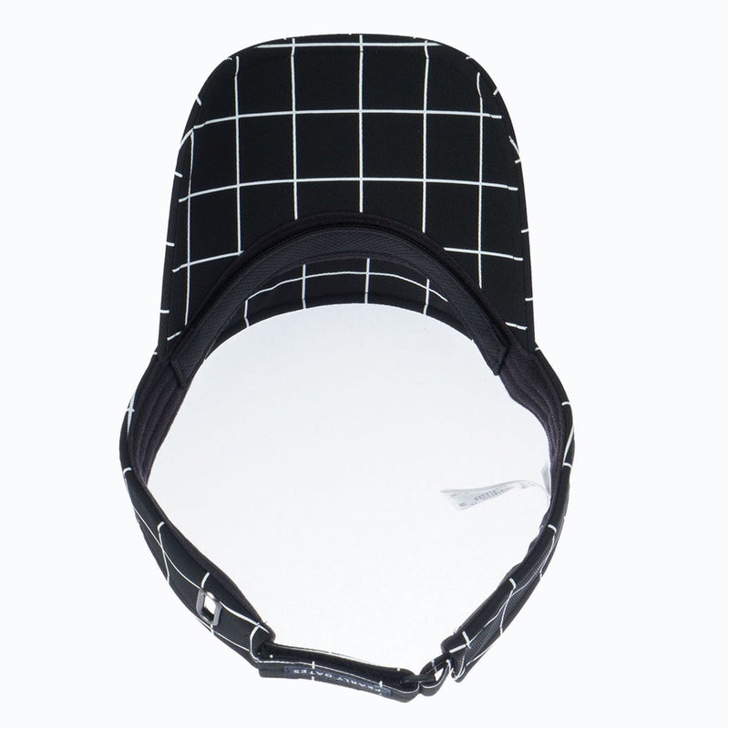 パーリーゲイツ PEARLY GATES メンズ レディース ユニセックス ウィンドペン柄UVバイザー (UNISEX) PAMG65XF ディープブルー 詳細4