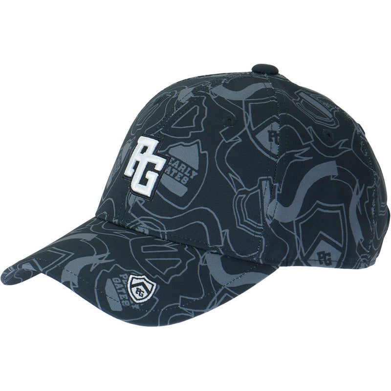 パーリーゲイツ PEARLY GATES メンズ レディース ユニセックス エンブレム総柄キャップ (UNISEX) PAMG65YF ディープブルー 詳細1