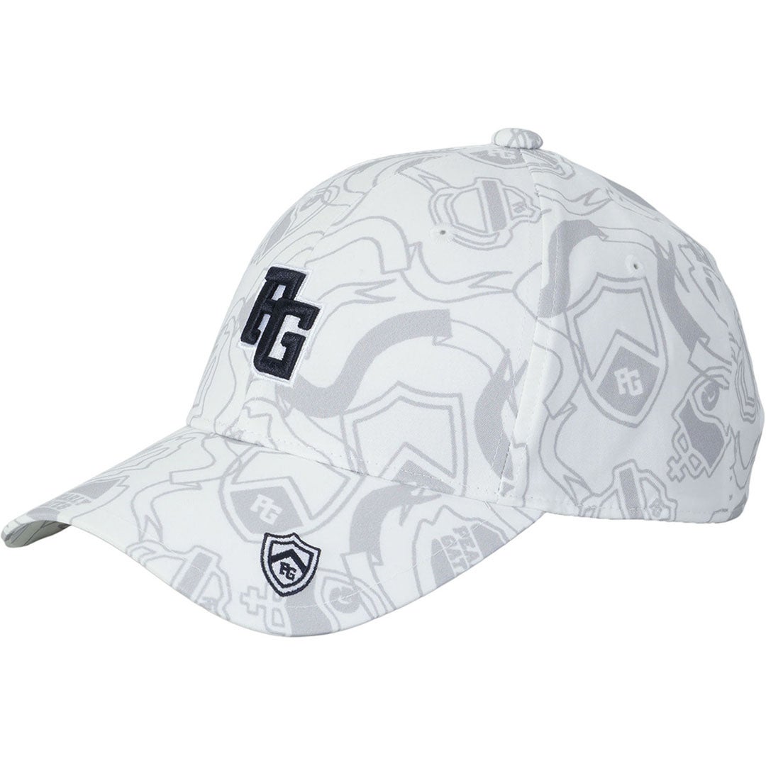 パーリーゲイツ PEARLY GATES メンズ レディース ユニセックス エンブレム総柄キャップ (UNISEX) PAMG65YF オフホワイト 詳細7