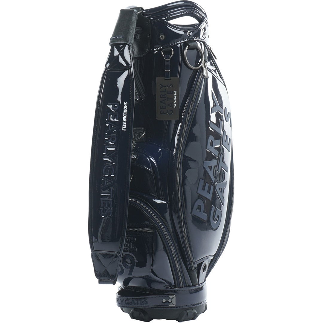 パーリーゲイツ PEARLY GATES メンズ レディース ユニセックス THE CADDIE BAG キャディバッグ (46インチ対応) (UNISEX) PAMG67GF ブラック 詳細1